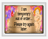 MUG Coffee Full Wrap Sublimation Digital Graphic Design Download I AM TEMPORARY OUT OF ORDER SVG-PNG Valentine Crafters Delight {{ JAMsCraftCloset }}