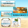 BUNDLE BEACH 2 Graphic Design Downloads SVG PNG JPEG Files Sublimation Design Crafters Delight {{ JAMsCraftCloset }}