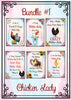 BUNDLE CHICKEN LADY 1 Graphic Design Downloads SVG PNG JPEG Files Sublimation Design Crafters Delight {{ JAMsCraftCloset }}