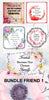 BUNDLE FRIEND 1 Graphic Design Downloads SVG PNG JPEG Files Sublimation Design Friends {{ JAMsCraftCloset }}