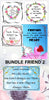 BUNDLE FRIEND 2 Graphic Design Downloads SVG PNG JPEG Files Sublimation Design Friends {{ JAMsCraftCloset }}
