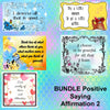 BUNDLE POSITIVE SAYING AFFIRMATION 2 Graphic Design Downloads SVG PNG JPEG Files Sublimation Design Crafters Delight {{ JAMsCraftCloset }}