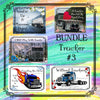 BUNDLE TRUCKER 3 Graphic Design Downloads SVG PNG JPEG Files Country Sublimation Design Crafters Delight {{ JAMsCraftCloset }}