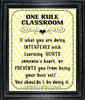 Digital Graphic Design SVG-PNG-JPEG Download Sublimation Positive Saying ONE RULE CLASSROOM Teacher School Decor Crafters Delight {{ JAMsCraftCloset }}