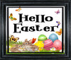 Garden Flag Digital Design Sublimation Easter Graphic SVG-PNG-JPEG Download HELLO EASTER Crafters Delight {{ JAMsCraftCloset }}
