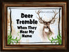 DEER License Plate Digital Graphic Design Download DEER TREMBLE WHEN THEY HEAR MY NAME SVG-PNG Hunters Crafters Delight Sublimation {{ JAMsCraftCloset }}