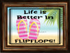 Garden Flag Digital Design Sublimation Graphic Beach SVG-PNG-JPEG Download LIFE IS BETTER IN FLIPFLOPS Crafters Delight {{ JAMsCraftCloset }}