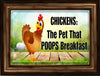 MUG Coffee Full Wrap Sublimation Digital Graphic Design Download CHICKENS THE PET THAT POOPS BREAKFAST SVG-PNG Crafters Delight {{ JAMsCraftCloset }}