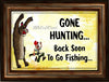 MUG Coffee Full Wrap Sublimation Digital Graphic Design Download GONE HUNTING BE BACK TO GO FISHING SVG-PNG Crafters Delight {{ JAMsCraftCloset }}
