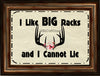 DEER License Plate Digital Graphic Design Download I LIKE BIG RACKS SVG-PNG Hunters Crafters Delight Sublimation {{ JAMsCraftCloset }}
