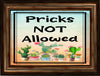 Garden Flag Digital Design Sublimation Easter Graphic SVG-PNG-JPEG Download PRICKS ARE NOT ALLOWED Crafters Delight {{ JAMsCraftCloset }}