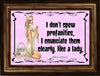 MUG Coffee Full Wrap Sublimation Digital Graphic Design Download I DON'T SPEW PROFANITIES SVG-PNG Valentine Crafters Delight {{ JAMsCraftCloset }}