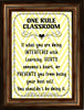 Digital Graphic Design SVG-PNG-JPEG Download Sublimation Positive Saying ONE RULE CLASSROOM Teacher School Decor Crafters Delight {{ JAMsCraftCloset }}