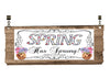 License Vanity Plate Front Plate Clever Funny Custom Plate Car Tag SPRING HAS SPRUNG Sublimation on Metal Gift Idea {{ JAMsCraftCloset }}