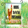 MUG Coffee Full Wrap Sublimation Digital Graphic Design Download CHICKENS THE PET THAT POOPS BREAKFAST SVG-PNG Crafters Delight {{ JAMsCraftCloset }}