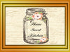 Digital Graphic Design Canning Jar SVG-PNG-JPEG Download Positive Saying Kitchen Decor HOME SWEET KITCHEN Crafters Delight {{ JAMsCraftCloset }}