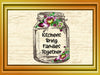 Digital Graphic Design Canning Jar SVG-PNG-JPEG Download Positive Saying Kitchen Decor KITCHENS BRING FAMILIES TOGETHER Crafters Delight {{ JAMsCraftCloset }}