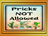 Garden Flag Digital Design Sublimation Easter Graphic SVG-PNG-JPEG Download PRICKS ARE NOT ALLOWED Crafters Delight {{ JAMsCraftCloset }}