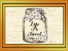 Digital Graphic Design Canning Jar SVG-PNG-JPEG Download Positive Saying Kitchen Decor LIFE IS SWEET Crafters Delight {{ JAMsCraftCloset }}