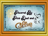 MUG Coffee Full Wrap Sublimation Digital Graphic Design Download POWERED BY PIXIE DUST AND COFFEE SVG-PNG Crafters Delight {{ JAMsCraftCloset }}
