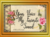 MUG Coffee Full Wrap Sublimation Digital Graphic Design Download YOUR VOICE IS MY FAVORITE SOUND SVG-PNG Valentine Crafters Delight {{ JAMsCraftCloset }}