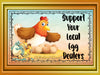 MUG Coffee Full Wrap Sublimation Digital Graphic Design Download SUPPORT YOUR LOCAL EGG DEALER SVG-PNG Crafters Delight {{ JAMsCraftCloset }}