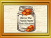 Digital Graphic Design Canning Jar SVG-PNG-JPEG Download Positive Saying Kitchen Decor BLESS THE FOOD FROM THIS KITCHEN Crafters Delight {{ JAMsCraftCloset }}
