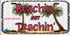 License Plate Digital Graphic Design Download BEACHIN NOT TEACHIN 5 SVG-PNG-JPEG Sublimation Crafters Delight {{ JAMsCraftCloset }}