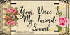 MUG Coffee Full Wrap Sublimation Digital Graphic Design Download YOUR VOICE IS MY FAVORITE SOUND SVG-PNG Valentine Crafters Delight {{ JAMsCraftCloset }}