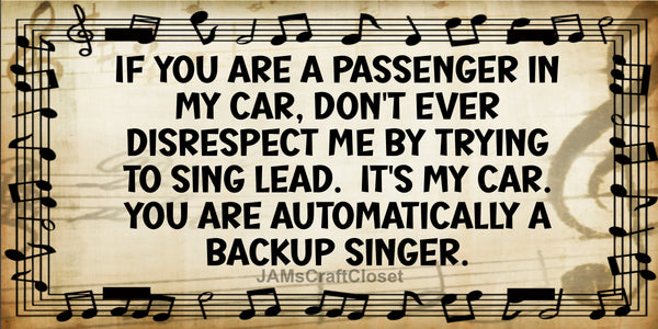 License Plate Digital Graphic Design Download IF YOU ARE A PASSENGER IN MY CAR SVG-PNG-JPEG Sublimation Crafters Delight {{ JAMsCraftCloset }}