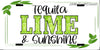 License Vanity Plate Front Plate Clever Funny Custom Plate Car Tag TEQUILA LIME AND SUNSHINE Sublimation on Metal Gift Idea {{ JAMsCraftCloset }}
