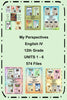 My Perspectives English IV 12th Grade UNITS 1 to 6 from SAVVAS Textbook Supplemental Teacher Activities {{ JAMsCraftCloset }}