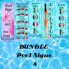 BUNDLE POOL SIGNS 4 Graphic Design Downloads SVG PNG JPEG Files Sublimation Design Crafters Delight {{ JAMsCraftCloset }}