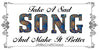 License Vanity Plate Front Plate Clever Funny Custom Plate Car Tag TAKE A SAD SONG Sublimation on Metal Gift Idea {{ JAMsCraftCloset }}