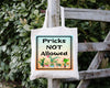 Garden Flag Digital Design Sublimation Easter Graphic SVG-PNG-JPEG Download PRICKS ARE NOT ALLOWED Crafters Delight {{ JAMsCraftCloset }}