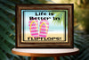 Garden Flag Digital Design Sublimation Graphic Beach SVG-PNG-JPEG Download LIFE IS BETTER IN FLIPFLOPS Crafters Delight {{ JAMsCraftCloset }}