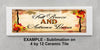 License Vanity Plate Front Plate Clever Funny Custom Plate Car Tag FALL BREEZE AUTUMN LEAVES Sublimation on Metal Gift Idea {{ JAMsCraftCloset }}