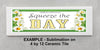 License Vanity Plate Front Plate Clever Funny Custom Plate Car Tag SQUEEZE THE DAY Sublimation on Metal Gift Idea {{ JAMsCraftCloset }}