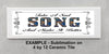 License Vanity Plate Front Plate Clever Funny Custom Plate Car Tag TAKE A SAD SONG Sublimation on Metal Gift Idea {{ JAMsCraftCloset }}