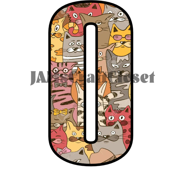 NUMBER SETS Digital Graphic Design Typography Clipart SVG-PNG Sublimation CATS CATS CATS Design Download Crafters Delight {{ JAMsCraftCloset }}