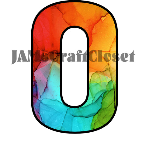 NUMBER SETS Digital Graphic Design Typography Clipart SVG-PNG Sublimation BRIGHT MULTI COLORED FOG Design Download Crafters Delight {{ JAMsCraftCloset }}