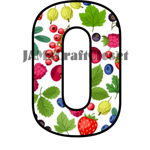 NUMBER SETS Digital Graphic Design Typography Clipart SVG-PNG Sublimation BERRIES Design Download Crafters Delight {{ JAMsCraftCloset }}