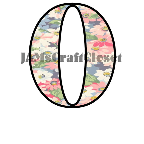 NUMBER SETS Digital Graphic Design Typography Clipart SVG-PNG Sublimation VINTAGE PASTEL FLORAL Design Download Crafters Delight {{ JAMsCraftCloset }}