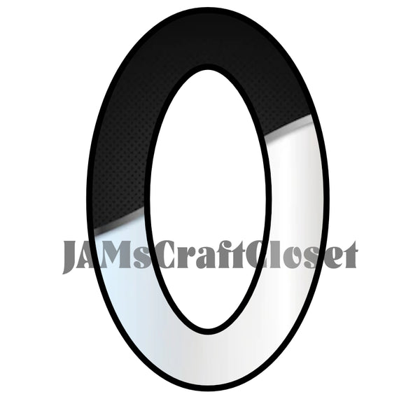 NUMBER SETS Digital Graphic Design Typography Clipart SVG-PNG Sublimation BLACK WHITE SILVER BAND METALIC Industrial Design Download Crafters Delight {{ JAMsCraftCloset }}