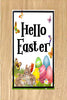 Garden Flag Digital Design Sublimation Easter Graphic SVG-PNG-JPEG Download HELLO EASTER Crafters Delight {{ JAMsCraftCloset }}