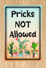 Garden Flag Digital Design Sublimation Easter Graphic SVG-PNG-JPEG Download PRICKS ARE NOT ALLOWED Crafters Delight {{ JAMsCraftCloset }}