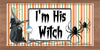 MUG Coffee Full Wrap Sublimation Digital Graphic Design Download IM HIS WITCH Halloween SVG-PNG Crafters Delight {{ JAMsCraftCloset }}