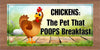 MUG Coffee Full Wrap Sublimation Digital Graphic Design Download CHICKENS THE PET THAT POOPS BREAKFAST SVG-PNG Crafters Delight {{ JAMsCraftCloset }}