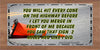 License Plate Digital Graphic Design Download YOU WILL HIT EVERY CONE SVG-PNG-JPEG Sublimation Crafters Delight {{ JAMsCraftCloset }}