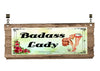 License Plate Digital Graphic Design Download BADASS LADY SVG-PNG-JPEG Sublimation Crafters Delight {{ JAMsCraftCloset }}